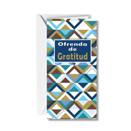 Tarjeta de regalo con sobre interior Ofrenda De Gratitud