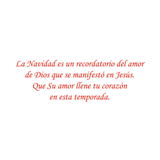 Tarjeta de regalo con sobre interior ¡Feliz Navidad!