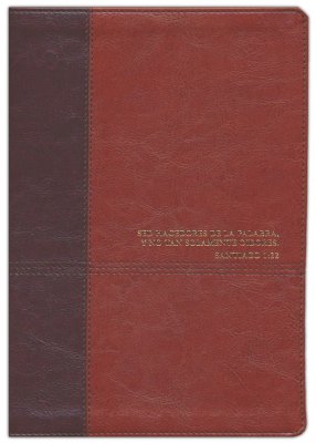 Biblia de estudio del Diario Vivir RVR 1960, café