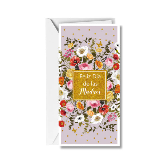 Tarjeta de regalo con sobre interior Feliz Día De Las Madres