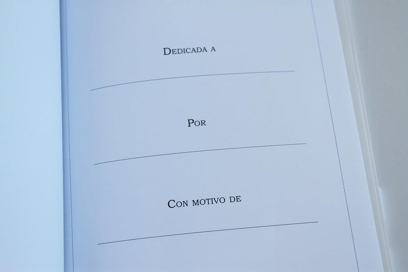 Cargue la imagen en el visor de la galería, Biblia Católica, Letra grande. Símil piel blanca: boda, quinceañera, primera, comunión
