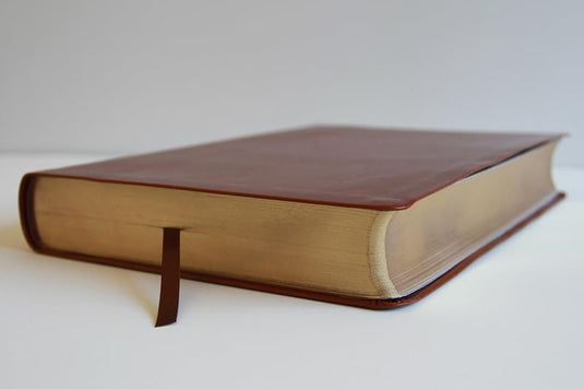 Biblia ultrafina RVR 1960, Letra Súper Gigante, símil piel café