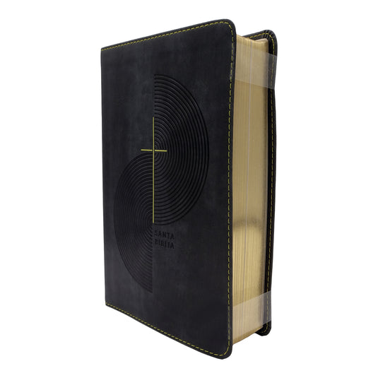 Biblia compacta NTV, con Filament, Letra Gigante, SentiPiel gris