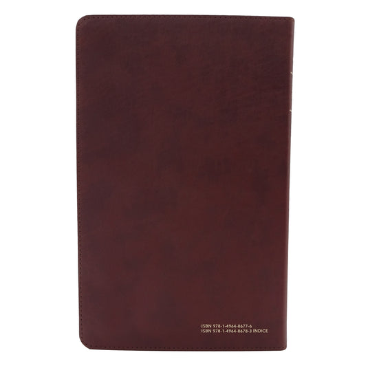 Biblia ultrafina NTV, con Filament, imitación piel café