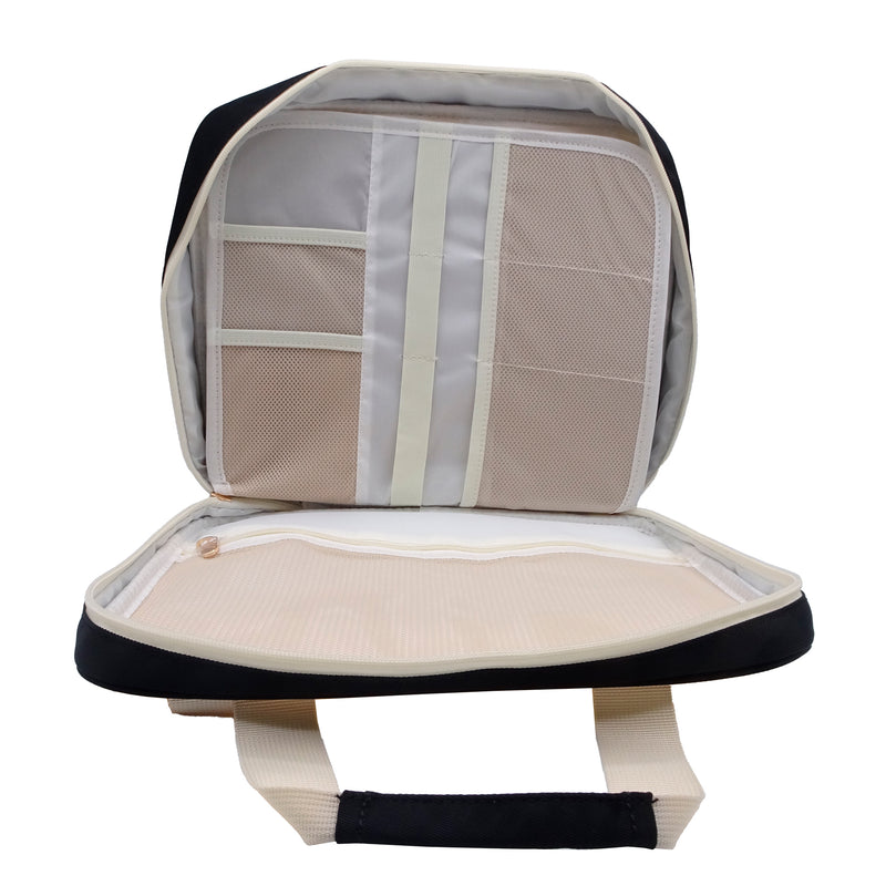 Cargue la imagen en el visor de la galería, Estuche grande para Biblia negro con beige
