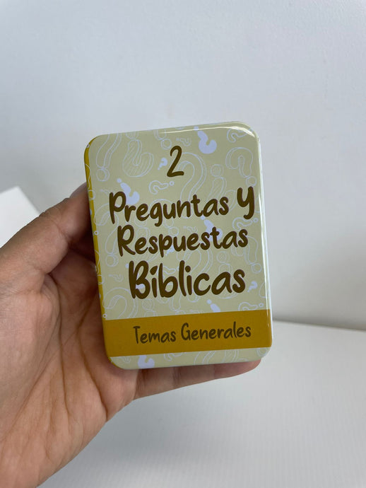 Preguntas y respuestas bíblicas- Caja metálica 2: Temas Generales