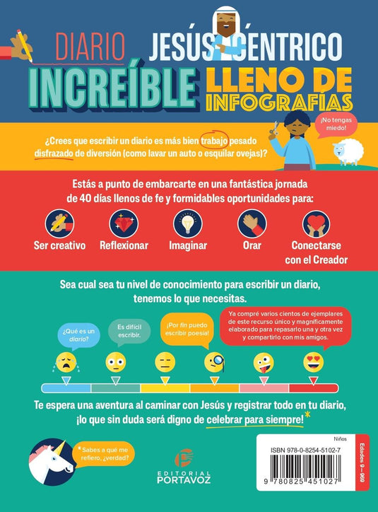 Biblia infográfica para niños: Diario aventura