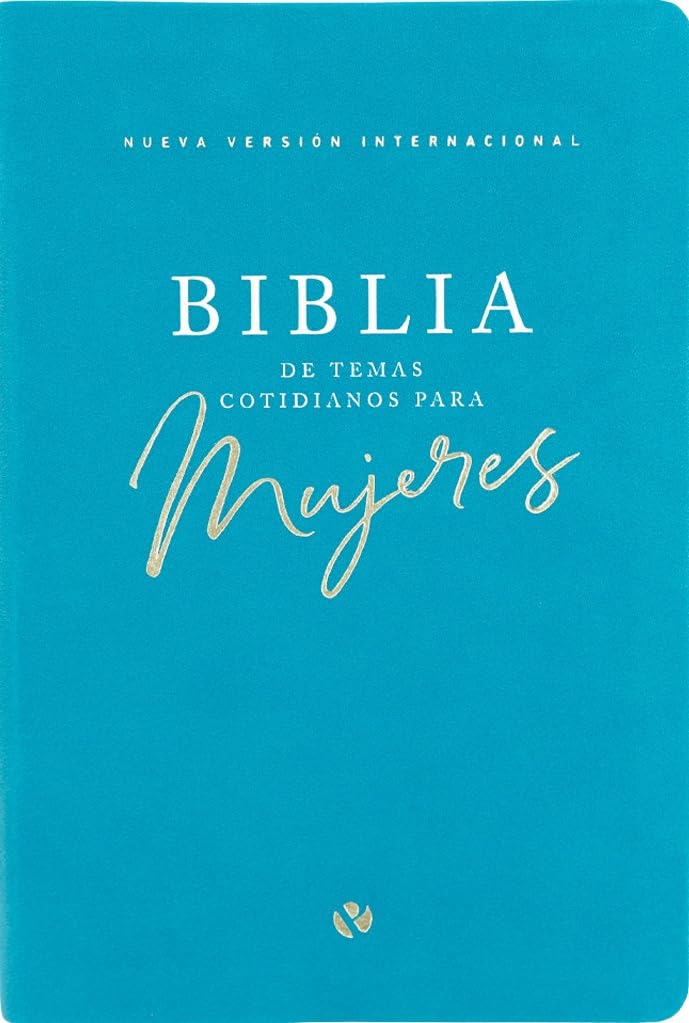 Cargue la imagen en el visor de la galería, Biblia temas cotidianos para mujeres NVI, imitación piel turquesa
