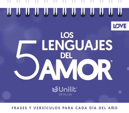 Calendario perpetuo «Los 5 lenguajes del amor»