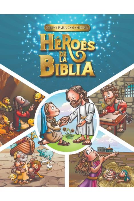Héroes de la Biblia - Libro para Colorear