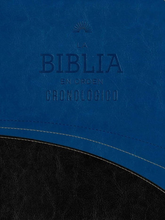La Biblia en orden cronológico RVR 1960, imitación piel azul