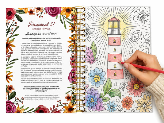 100 devocionales de mujer para colorear