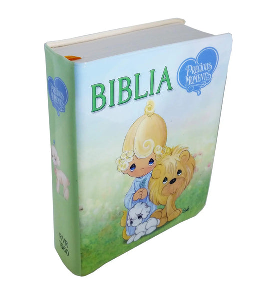 Biblia RVR 1960 Precious Moments Tamaño Bolsillo Tapa Vinil