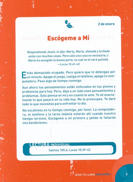Jesús te llama: 365 lecturas devocionales para niños: 365 lecturas devocionales para niños