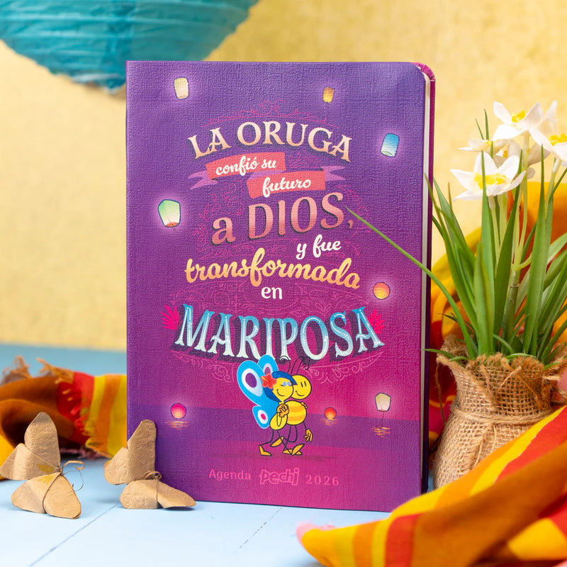 Cargue la imagen en el visor de la galería, Agenda Pechi flexi Mariposa
