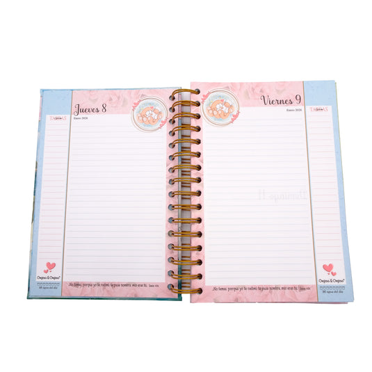 Agenda Ovejitas 2026 color rosado