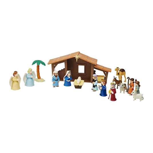 Juguete Pesebre de la Historia de Navidad | Playset Cristiano