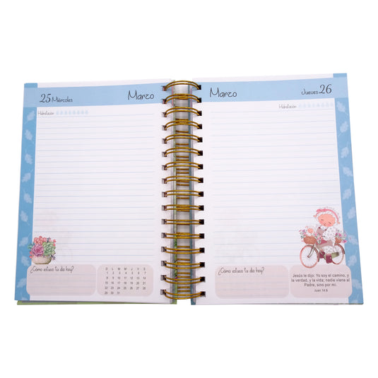 Agenda Isabella 2026 (diseño uvas)