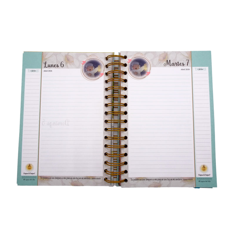 Cargue la imagen en el visor de la galería, Agenda Ovejitas 2026 color turquesa
