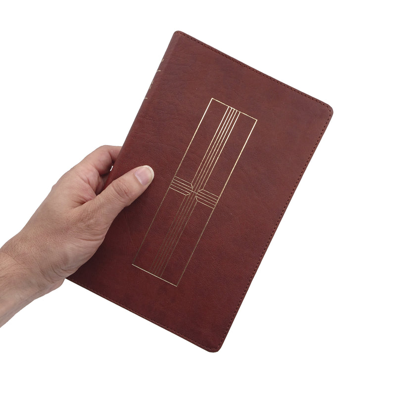 Cargue la imagen en el visor de la galería, Biblia ultrafina NTV, con Filament, imitación piel café
