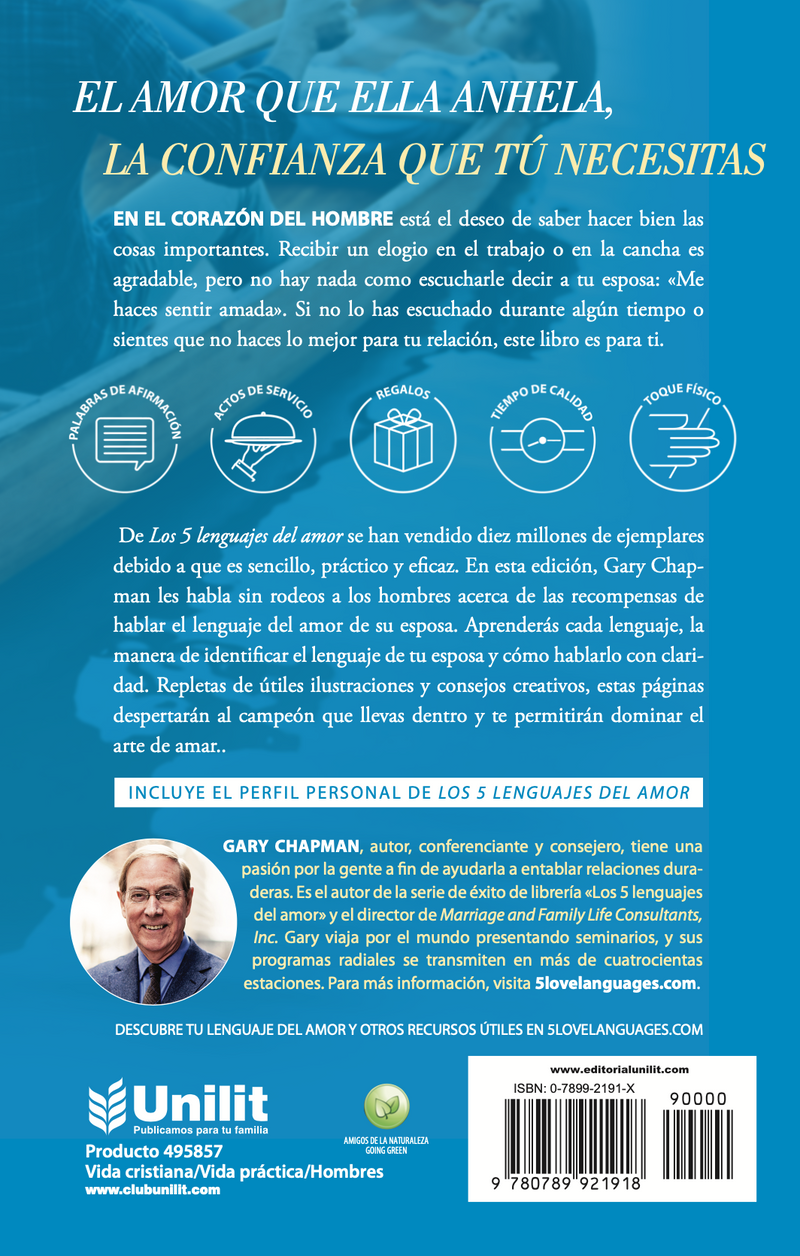 Cargue la imagen en el visor de la galería, Los 5 lenguajes del amor para hombres (Ed. Bolsillo)
