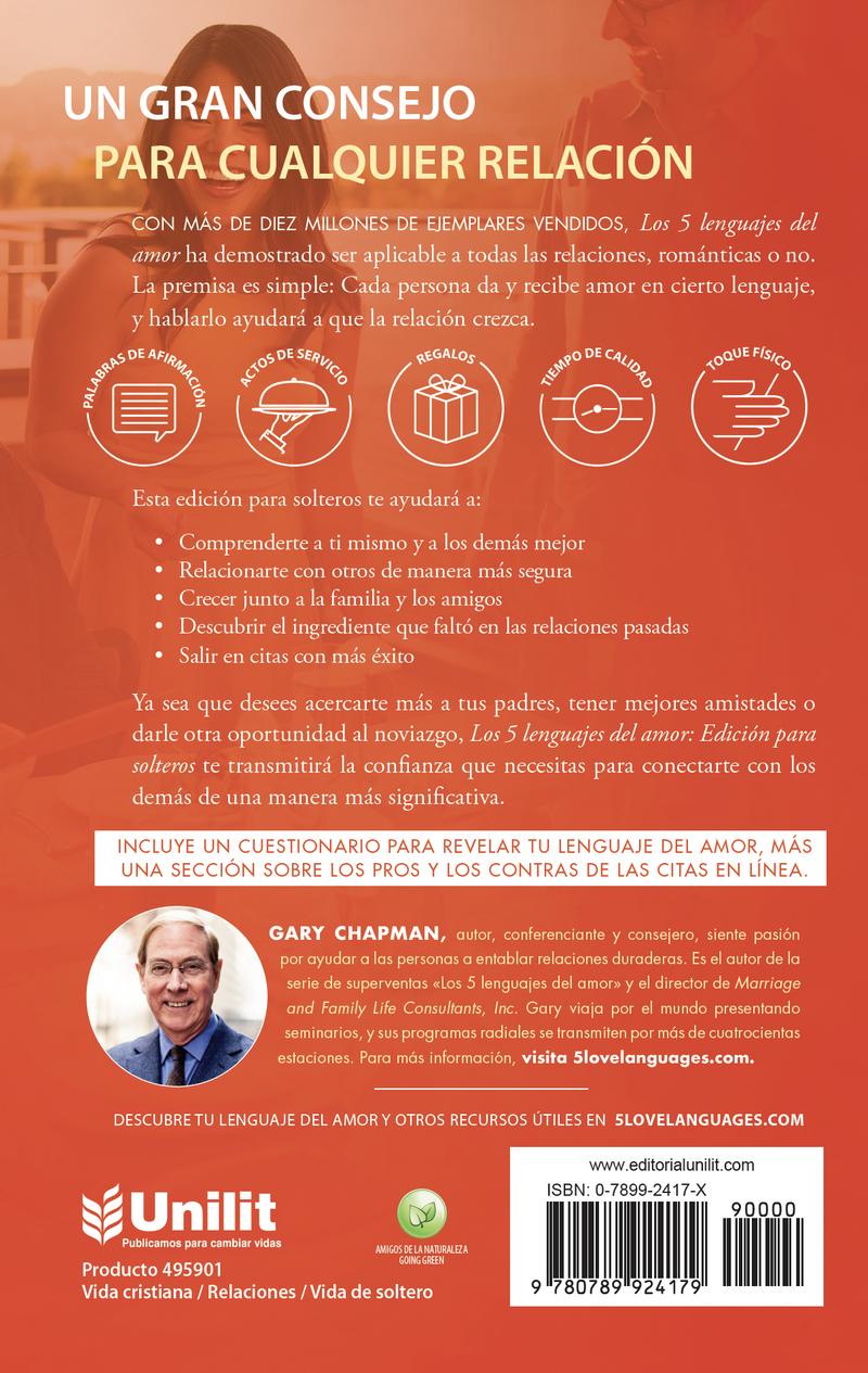 Cargue la imagen en el visor de la galería, Los 5 lenguajes del amor para solteros (Ed. Bolsillo)
