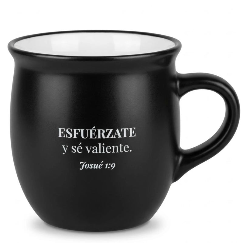 Cargue la imagen en el visor de la galería, Taza Esfuérzate y sé valiente - Josué 1:9
