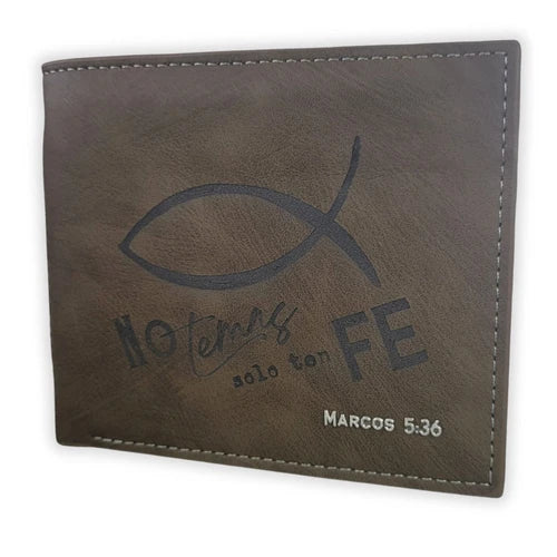 Set de billetera con lapicero No temas, sólo ten Fe