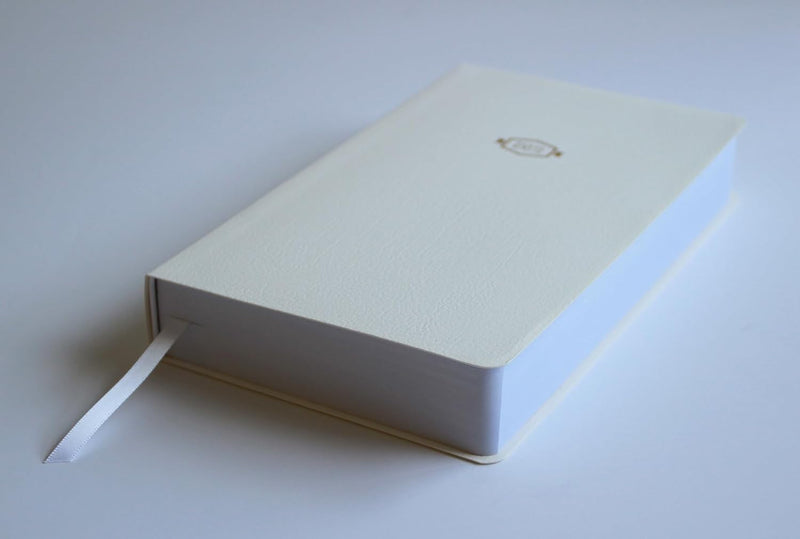 Cargue la imagen en el visor de la galería, Biblia RVR 1960 para regalos y premios, imitación piel blanca
