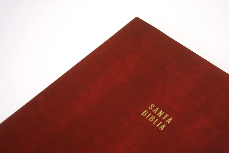 Cargue la imagen en el visor de la galería, Biblia ultrafina RVR 1909, Letra Súper Gigante, símil piel vino
