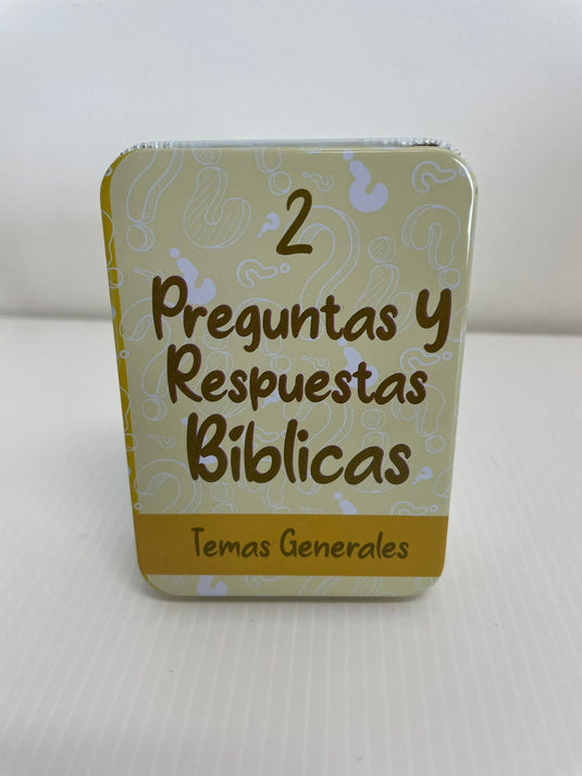 Preguntas y respuestas bíblicas- Caja metálica 2: Temas Generales