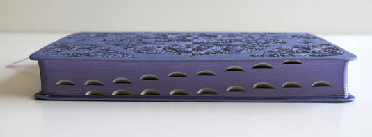KJV Holy Bible, Large Print Medium Format, Index, Lavender Faux Leather  (Biblia en inglés)