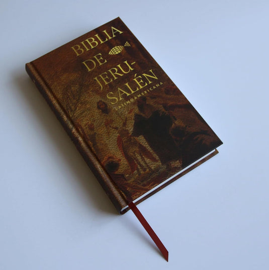 Biblia de Jerusalén Latinoamericana, tapa dura marrón, edición de regalo