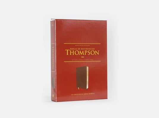 Biblia de Referencia Thompson RVR, Leathersoft café