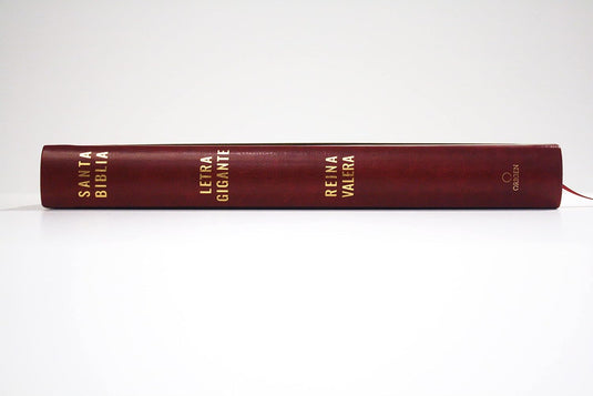 Biblia ultrafina RVR 1909, Letra Súper Gigante, símil piel vino
