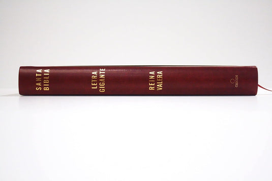 Biblia ultrafina RVR 1909, Letra Súper Gigante, símil piel vino