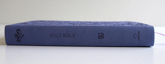 KJV Holy Bible, Large Print Medium Format, Index, Lavender Faux Leather  (Biblia en inglés)