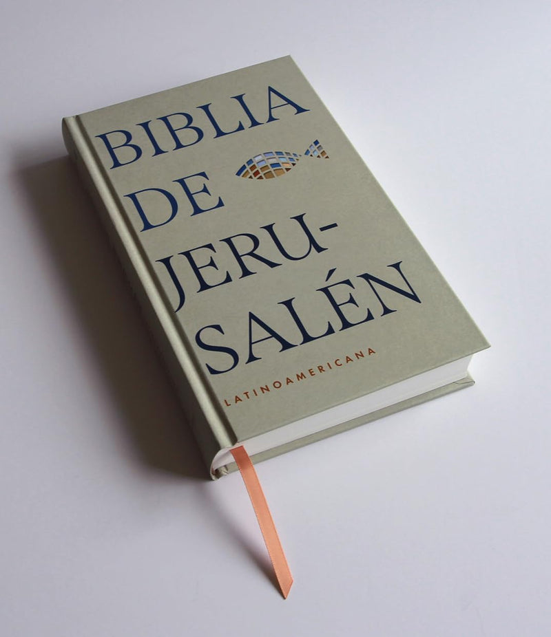 Cargue la imagen en el visor de la galería, Biblia de Jerusalén Latinoamericana, tapa dura, edición clásica color arena
