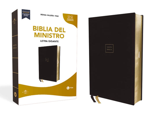 Biblia del Ministro RVR60, Letra Gigante, imitación piel negro