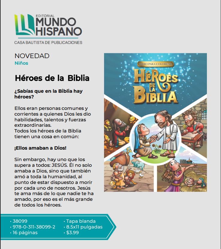 Cargue la imagen en el visor de la galería, Héroes de la Biblia - Libro para Colorear
