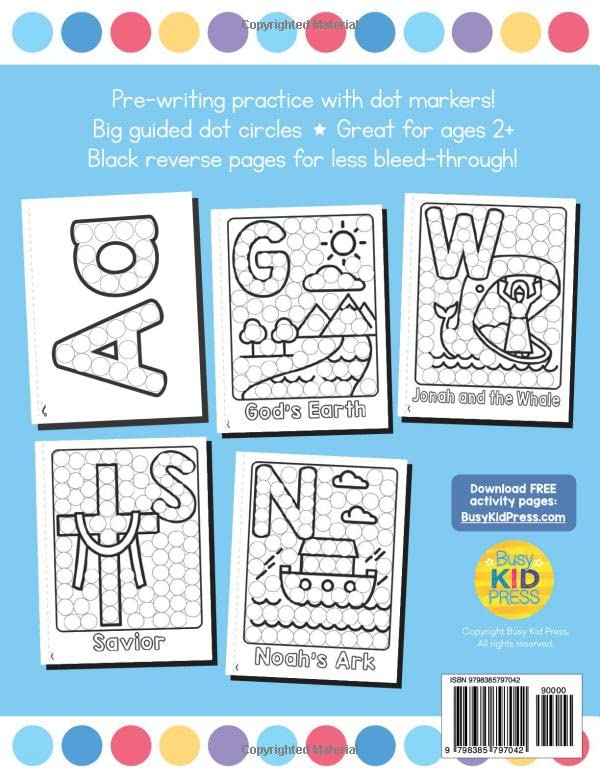 Cargue la imagen en el visor de la galería, Bible Coloring: Dot Markers Activity Book
