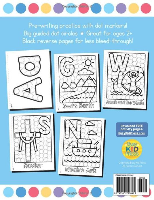 Bible Coloring: Dot Markers Activity Book