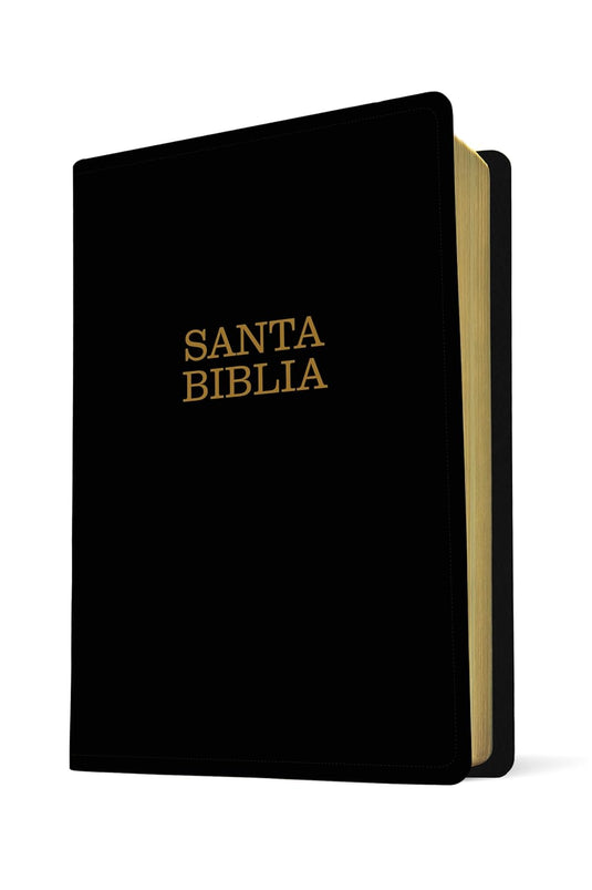 Biblia NTV, Letra Súper Gigante, imitación piel negro