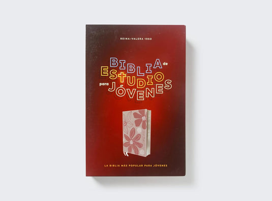 Biblia de estudio para jóvenes RVR 1960, imitación piel rosa
