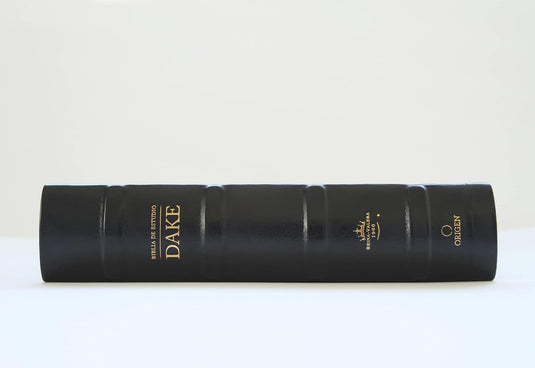 Biblia de Estudio Dake RVR 1960, piel negra