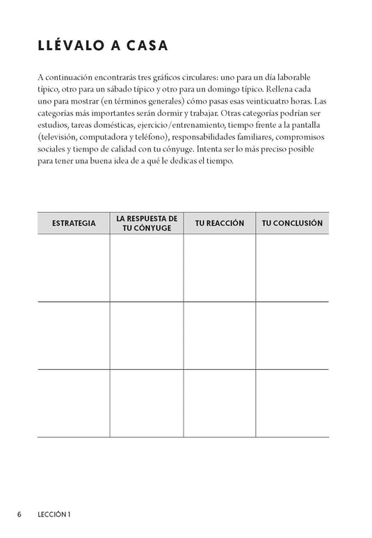 Los 5 lenguajes del amor - Cuaderno de ejercicios