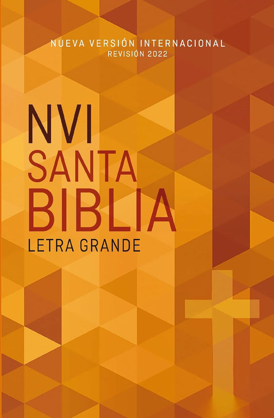 Biblia NVI, Revisión 2022, Edición económica, Letra grande, Tapa rústica