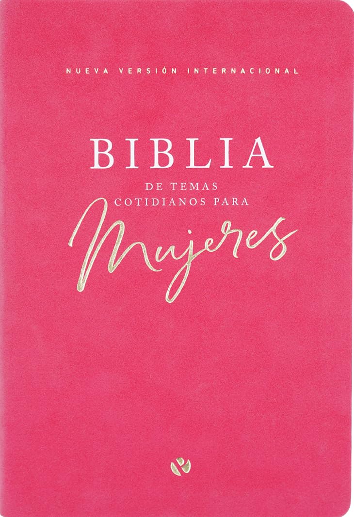 Cargue la imagen en el visor de la galería, Biblia temas cotidianos para mujeres NVI, imitación piel rosada
