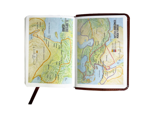 Biblia RVR 1960, Tamaño Bolsillo, imitación piel café
