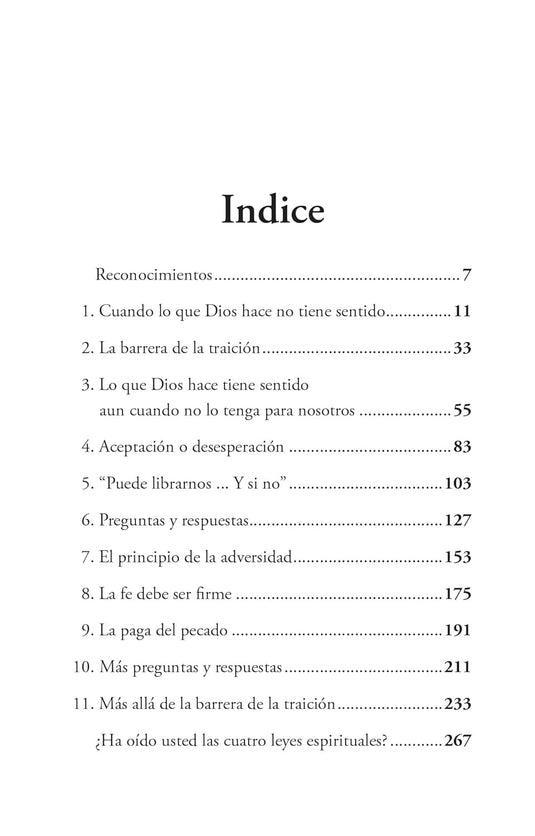 Cuando lo que Dios hace no tiene sentido